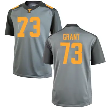 Men's Game Brian Grant Tennessee Volunteers College Jersey - Gray