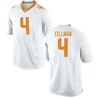 Men's Game Cedric Tillman Tennessee Volunteers College Jersey - White