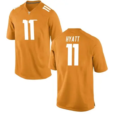 Men's Game Jalin Hyatt Tennessee Volunteers College Jersey - Orange