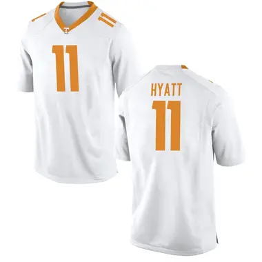 Men's Game Jalin Hyatt Tennessee Volunteers College Jersey - White